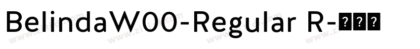 BelindaW00-Regular R字体转换